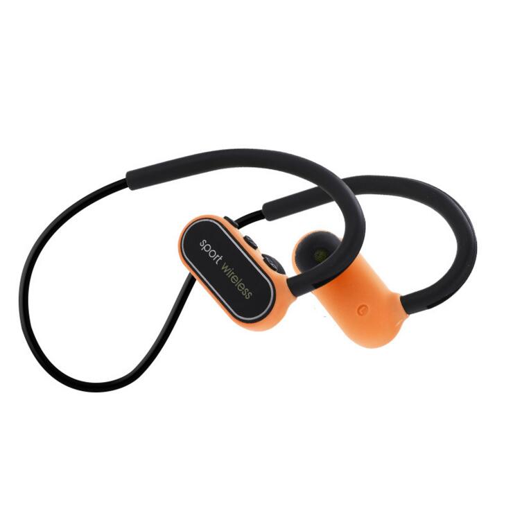 W7  popular sport headset microphone wireless btv4.1 headphone handsfree earphone for gym